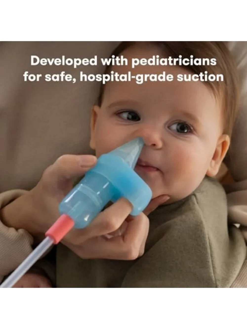 Electric Nasal Aspirator for Babies, Hospital-Grade Suction, Easy to Clean